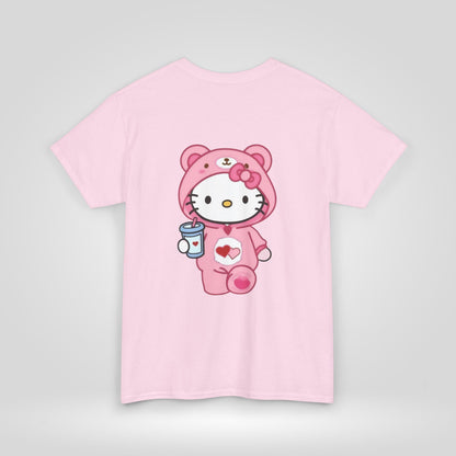 Cute Hello Kitty Unisex Heavy Cotton Tee - Perfect for Kids and Fans of Pop Culture - Roe Creation