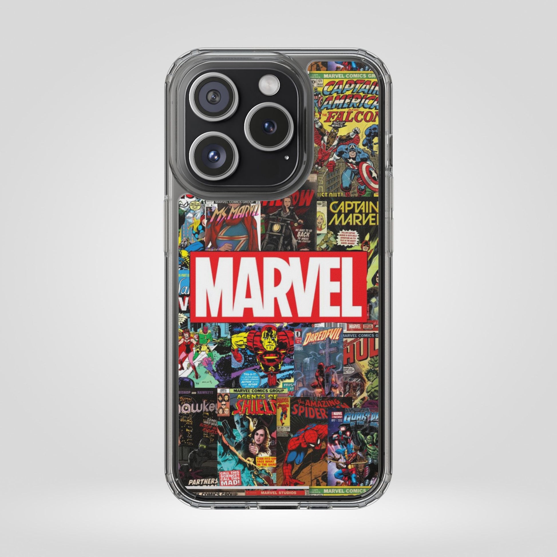 Marvel Comics Clear Phone Case - Stylish Protection for Superhero Fans - Roe Creation
