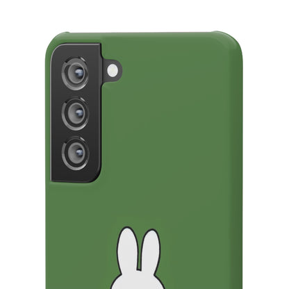 Miffy Phone Case, Snap Case, Green Miffy - iPhone, Samsung