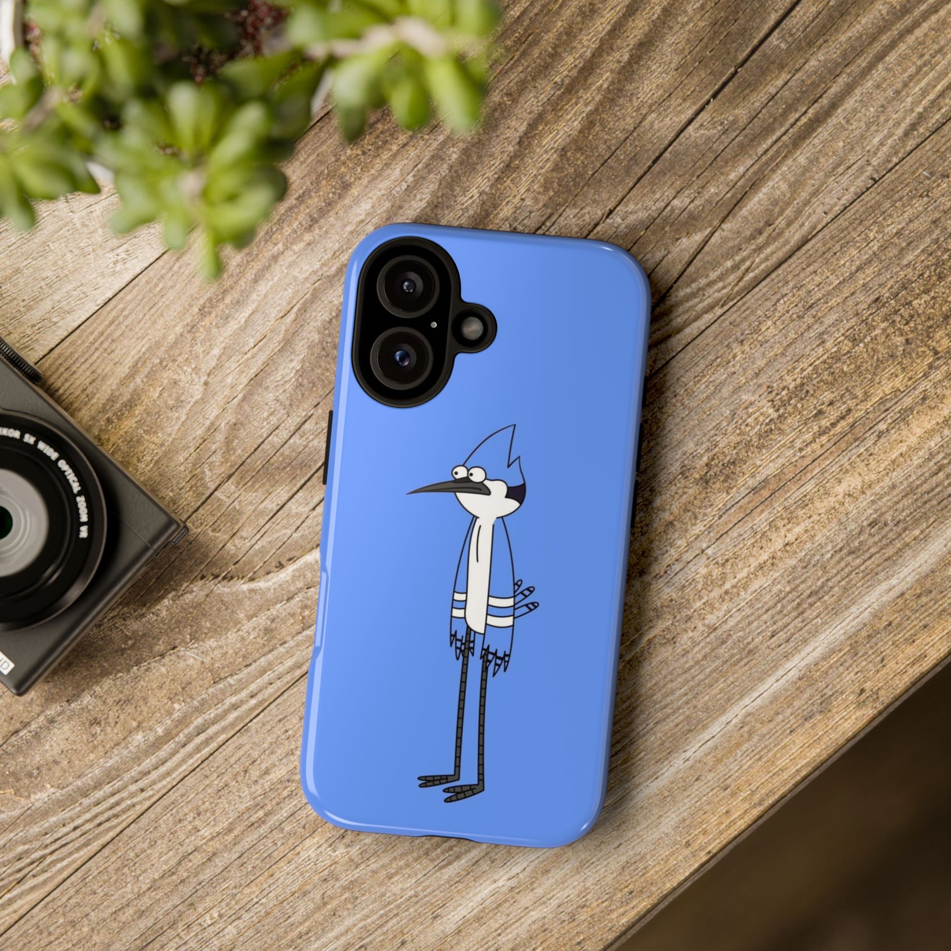 Regular Show Bold Blue Phone Case with Cartoon Design - Roe Creation