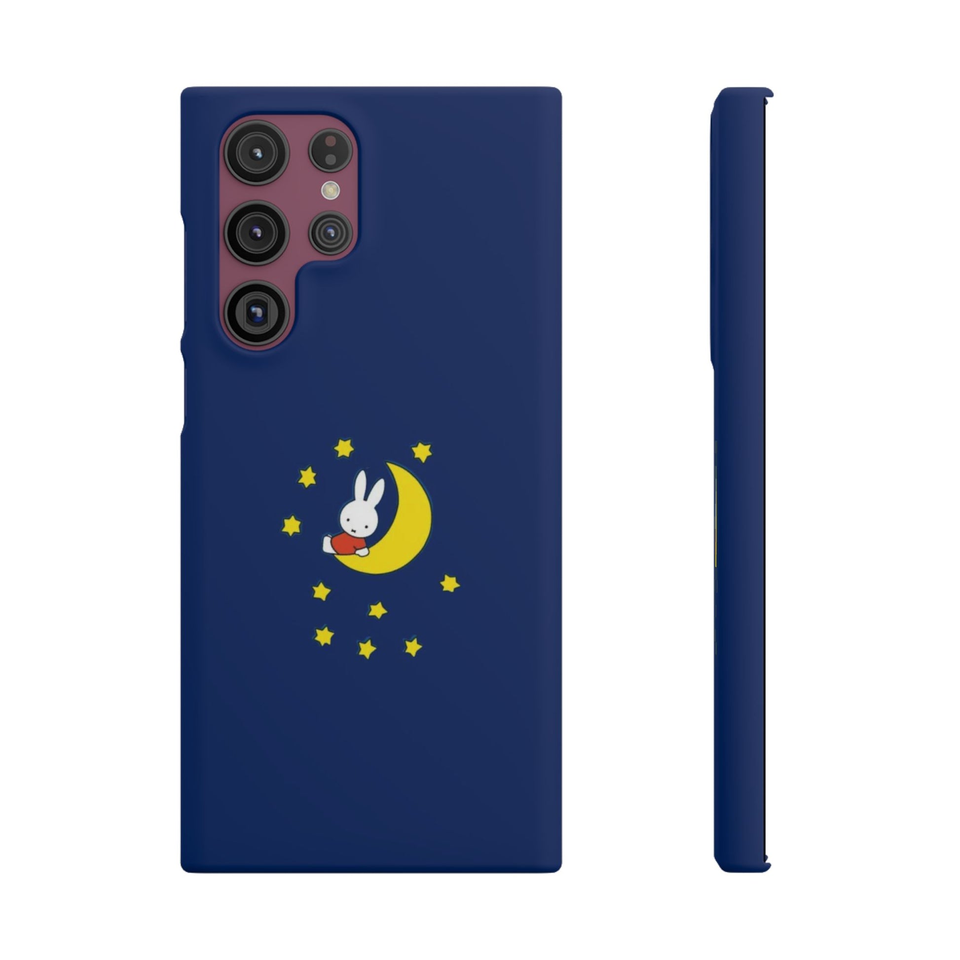 Miffy Phone Case, Moon Snap Case for Phone - Nighttime Design, iPhone, Samsung - Roe Creation