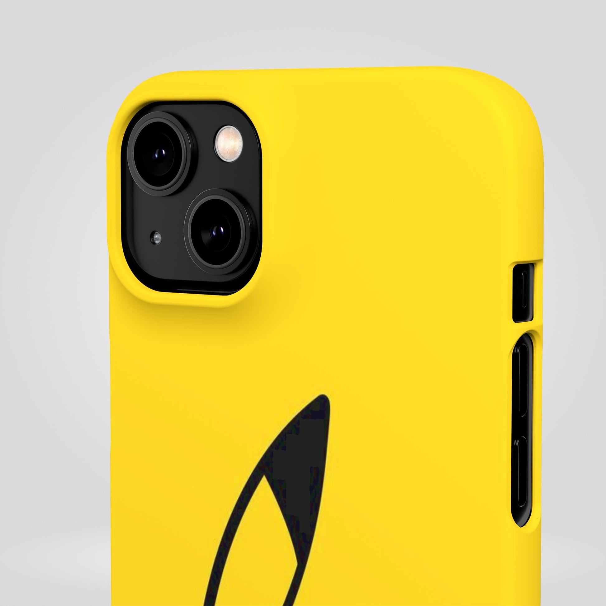 Pikachu Phone Case, Pokemon Phone Case, Snap Cases, Cartoon, Yellow, iPhone, Samsung - Roe Creation