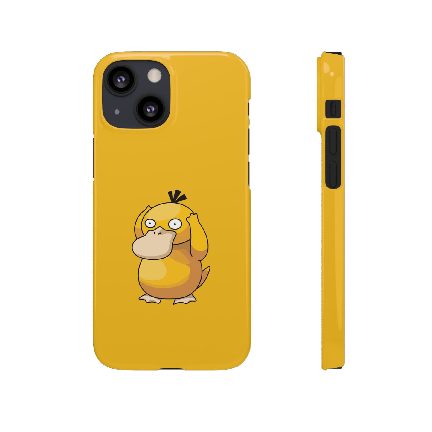 Psyduck Pokemon Snap Phone Cases, Yellow, Cartoon - iPhone, Samsung