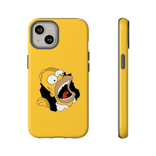 Homer Simpson Phone Case - Tough & Stylish Yellow Case for Fans