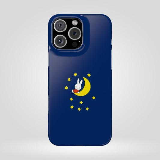 Miffy Phone Case, Moon Snap Case for Phone - Nighttime Design, iPhone, Samsung.