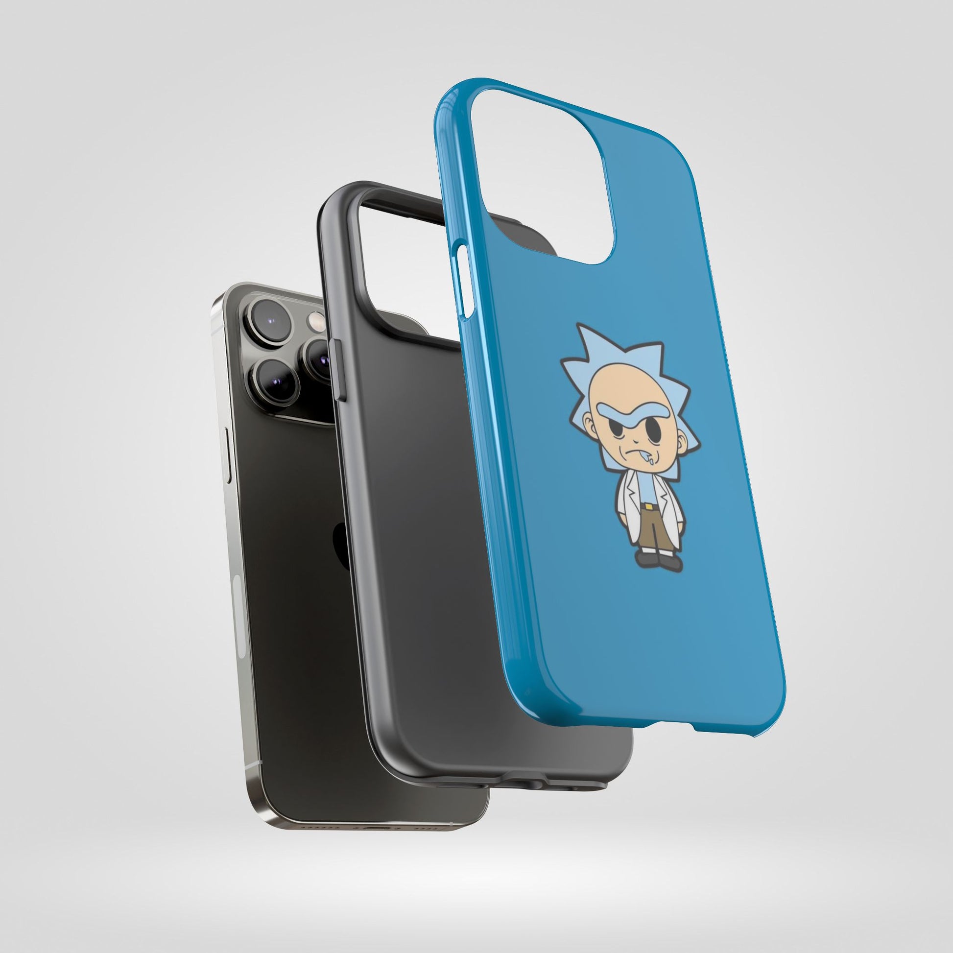 Rick and Morty Tough Phone Case - Fun Cartoon Design for Fans - Roe Creation
