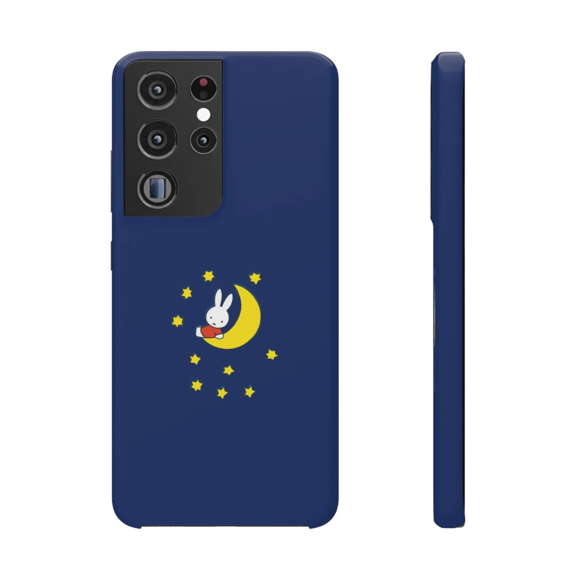 Miffy Phone Case, Moon Snap Case for Phone - Nighttime Design, iPhone, Samsung - Roe Creation