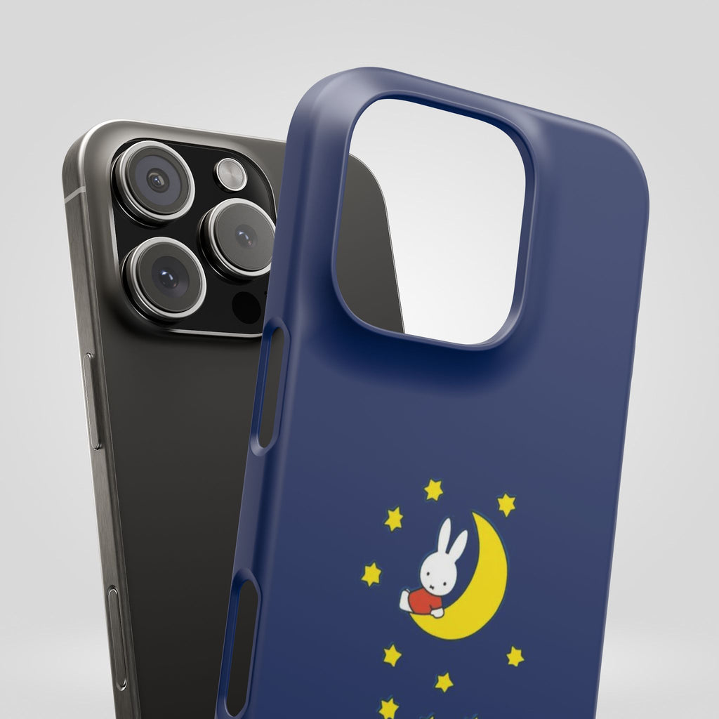 Miffy Phone Case, Moon Snap Case for Phone - Nighttime Design, iPhone, Samsung - Roe Creation