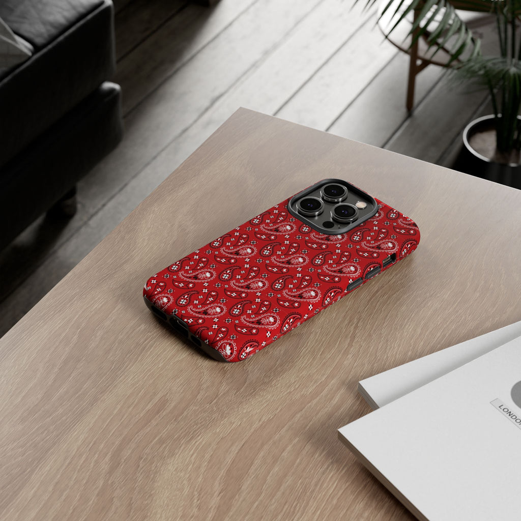 Red Bohem, Oriental Tough Phone Cases for iPhone, Samsung, Trendy Accessories for Gifts, Unique Decor, Phone Covers - Roe Creation