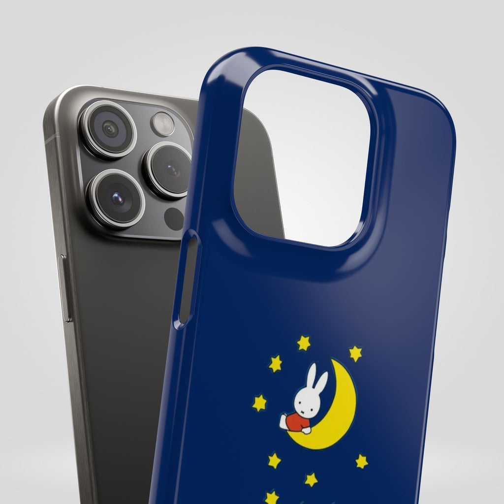 Miffy Phone Case, Moon Snap Case for Phone - Nighttime Design, iPhone, Samsung - Roe Creation