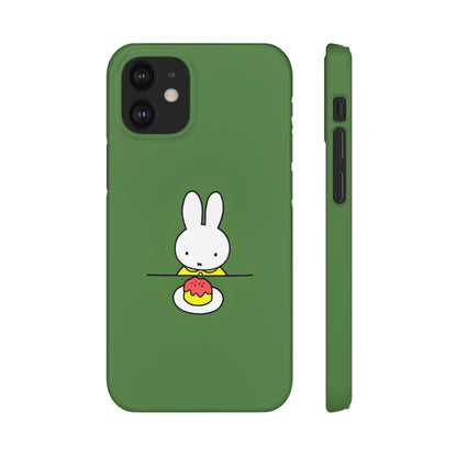 Miffy Phone Case, Snap Case, Green Miffy - iPhone, Samsung