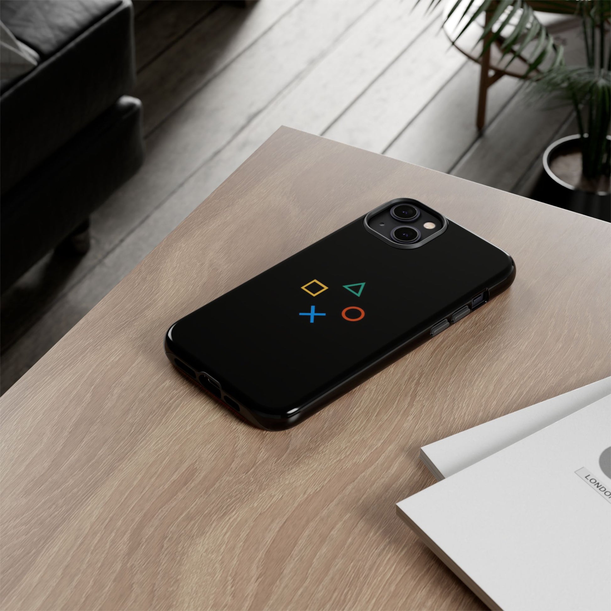 PlayStation Symbol Minimal Tough Case for iPhone - Gamer Accessories - Roe Creation