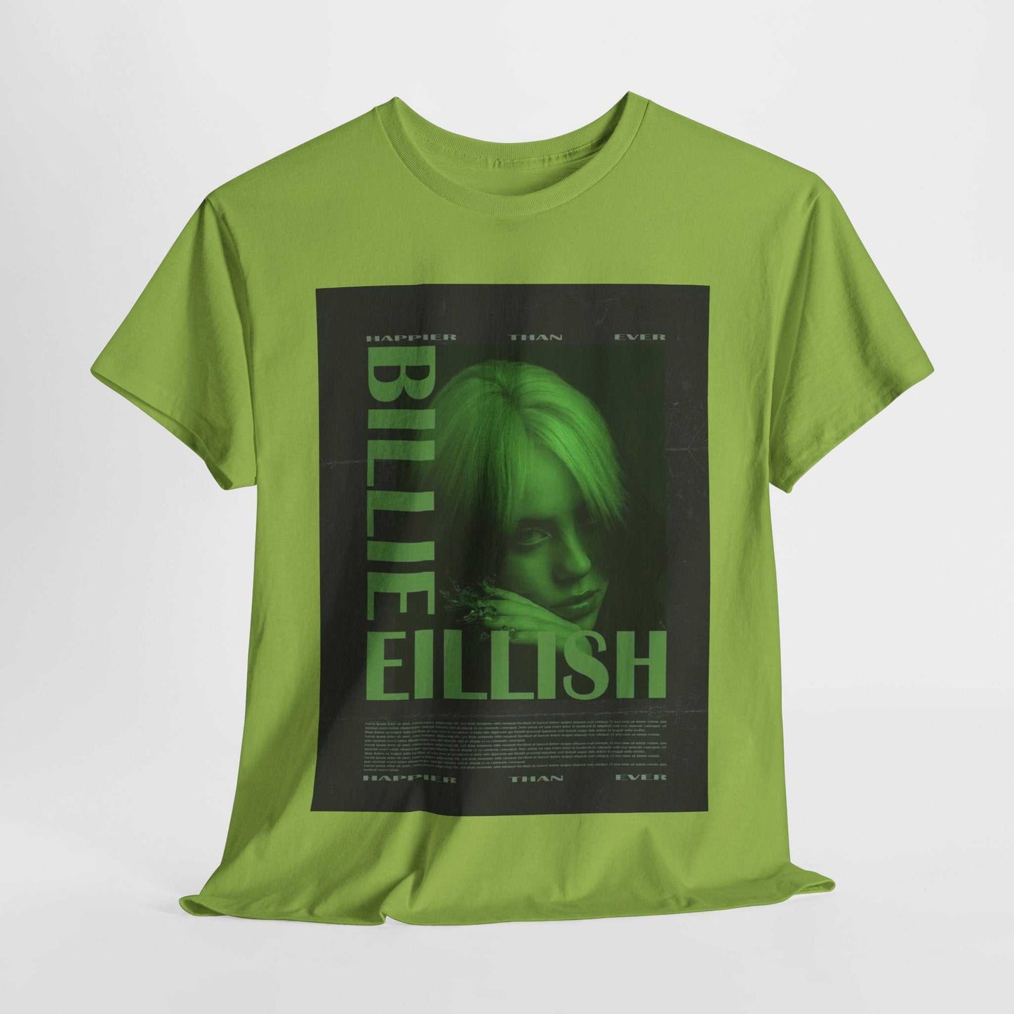 Billie Eillish Musician Unisex Heavy Cotton Tee for Lovers - Roe Creation