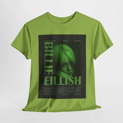 Billie Eillish Musician Unisex Heavy Cotton Tee for Lovers - Roe Creation