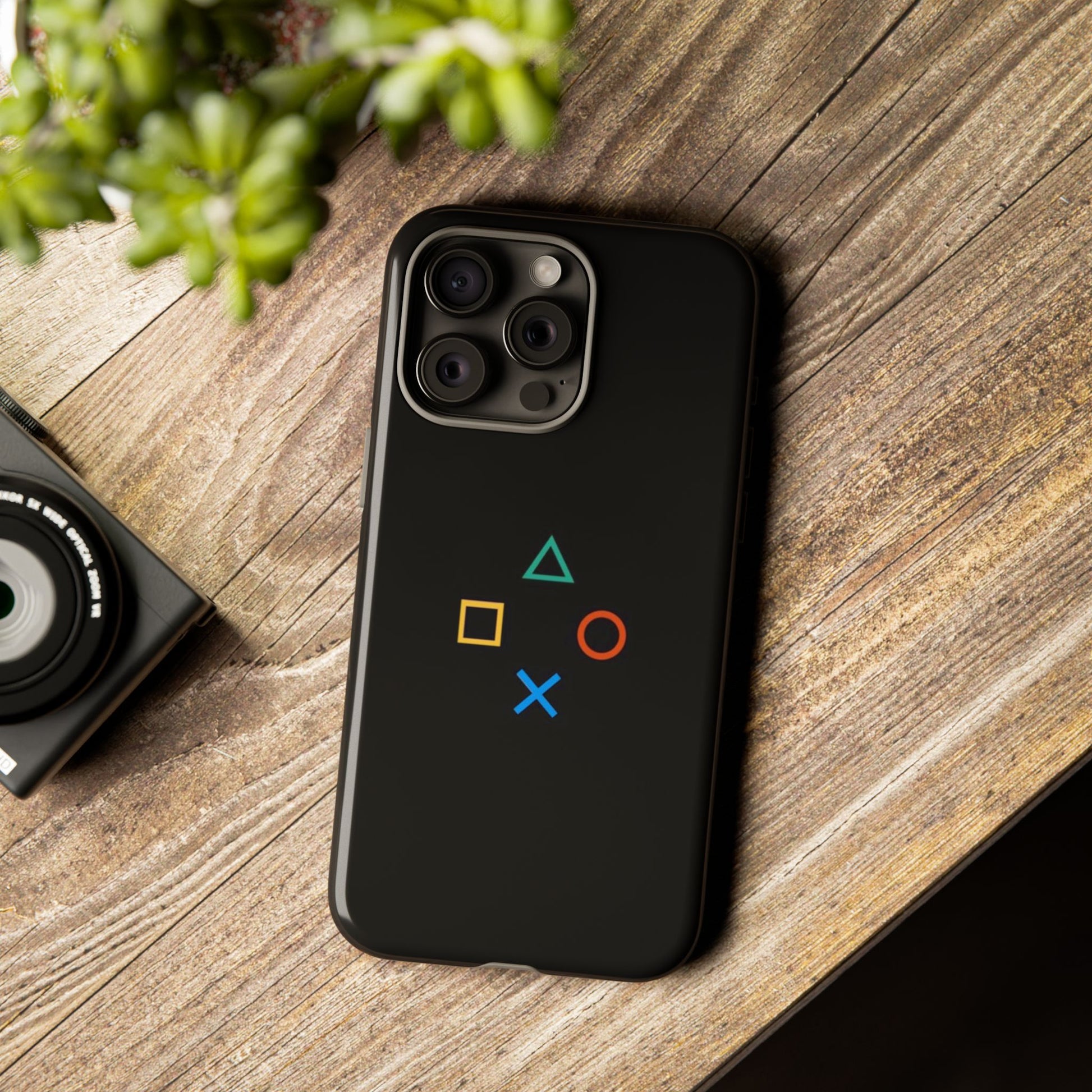 PlayStation Symbol Minimal Tough Case for iPhone - Gamer Accessories - Roe Creation