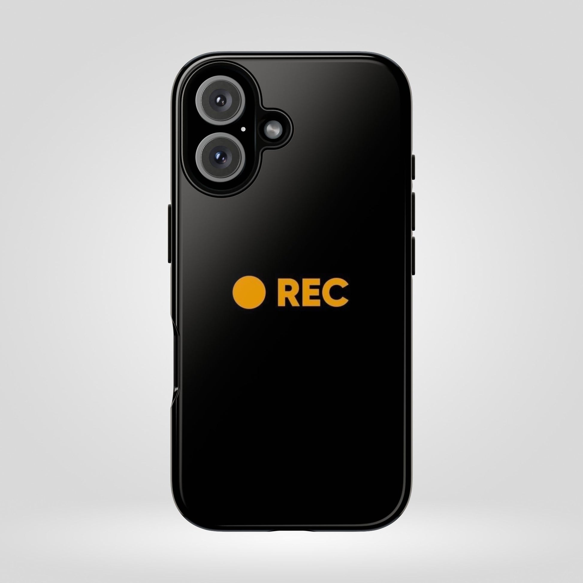 P*rn Hub Symbol Tough Cases - 'REC' Phone Case - Durable Black Design for Filmmakers and Creatives - Roe Creation