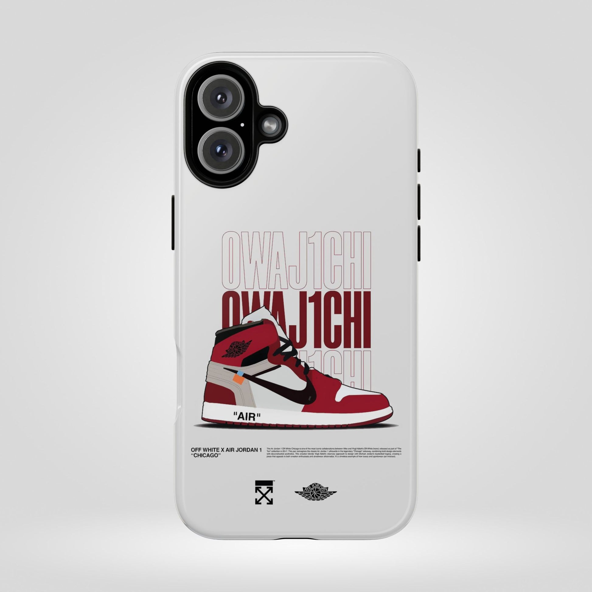 Stylish Tough iPhone Case with Air Jordan Design - Perfect for Sneakerheads - Roe Creation