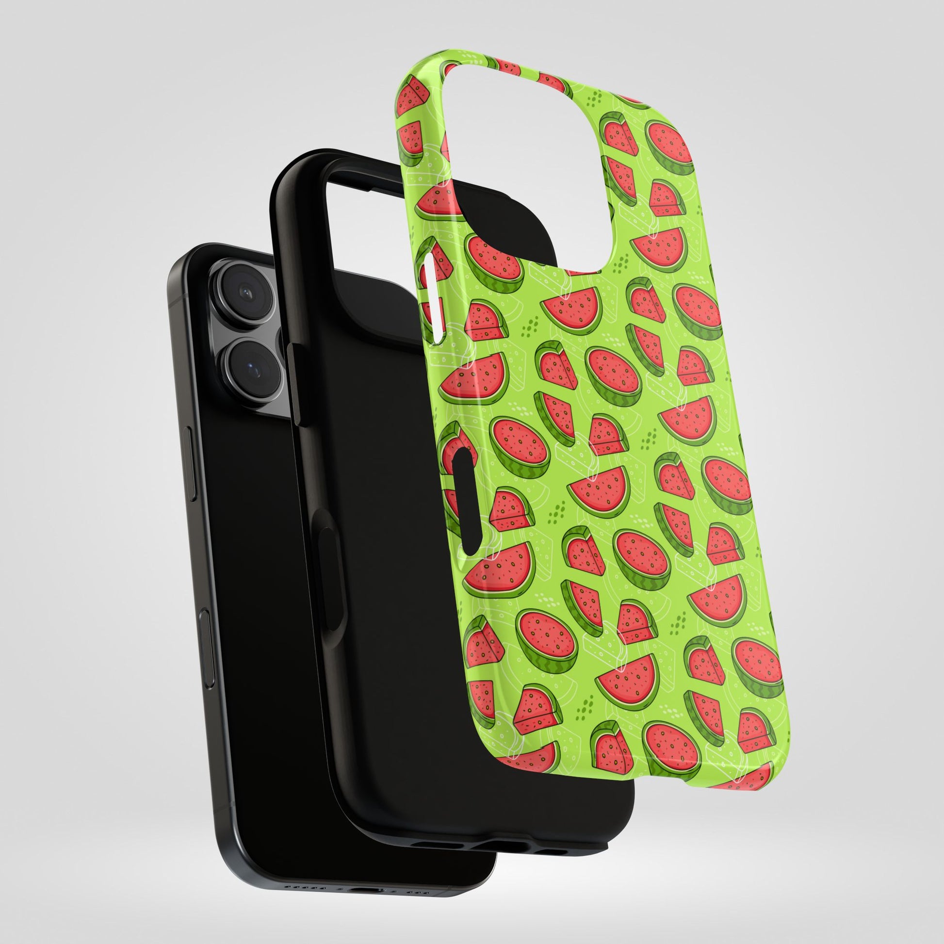Watermelon Tough iPhone Case – Vibrant Fruit Phone Cover for Summer Vibes - Roe Creation