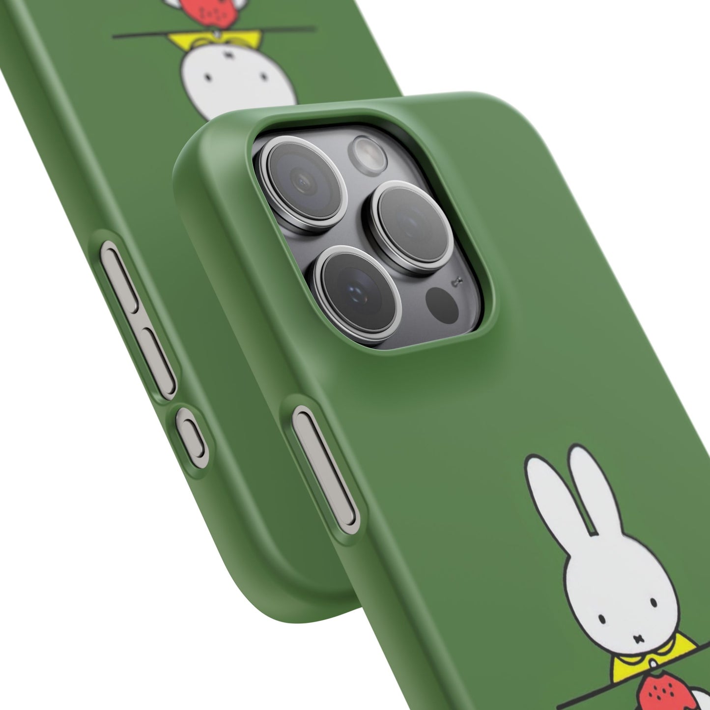 Miffy Phone Case, Snap Case, Green Miffy - iPhone, Samsung