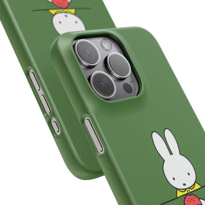 Miffy Phone Case, Snap Case, Green Miffy - iPhone, Samsung