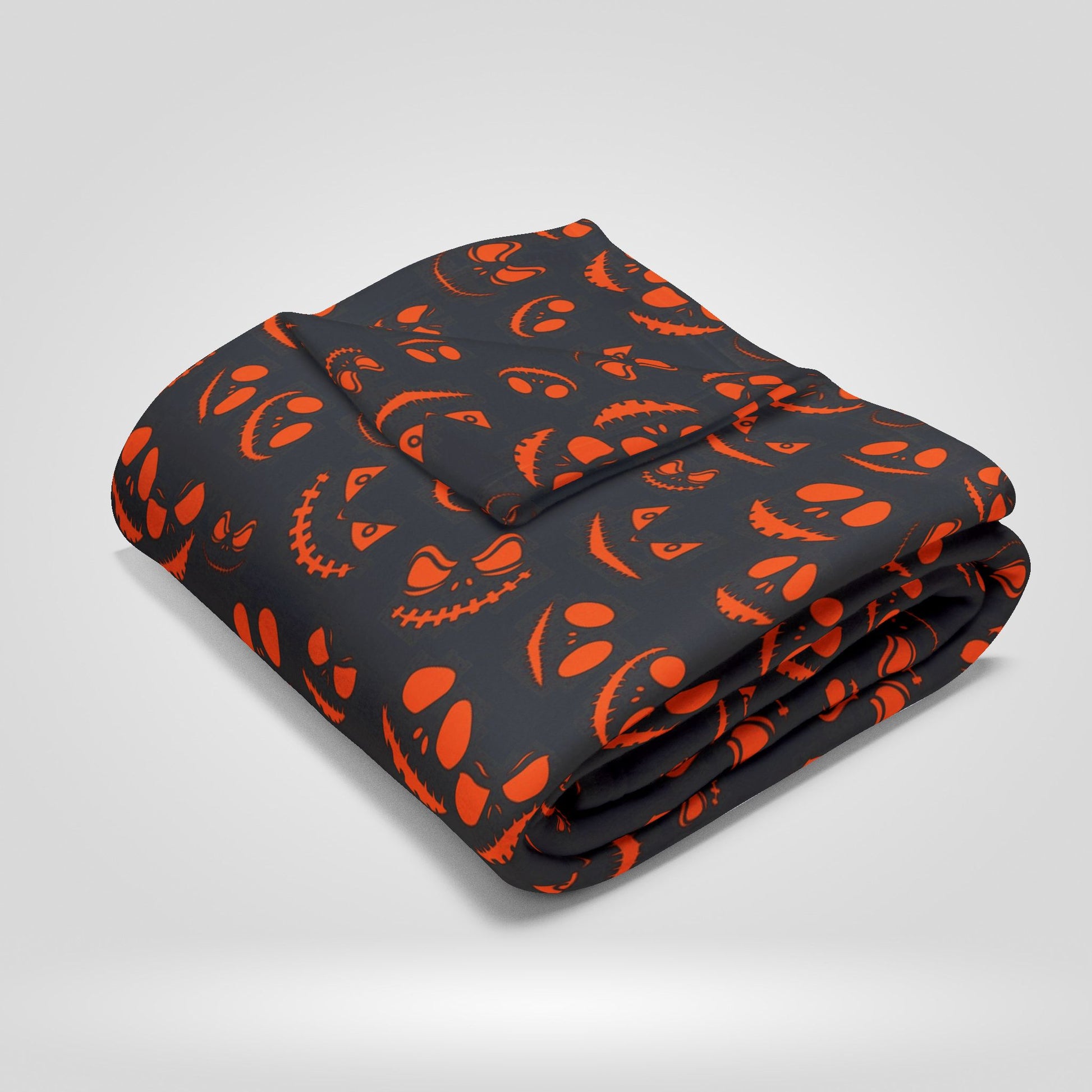 Halloween Pumpkin Fleece Blanket for Gift