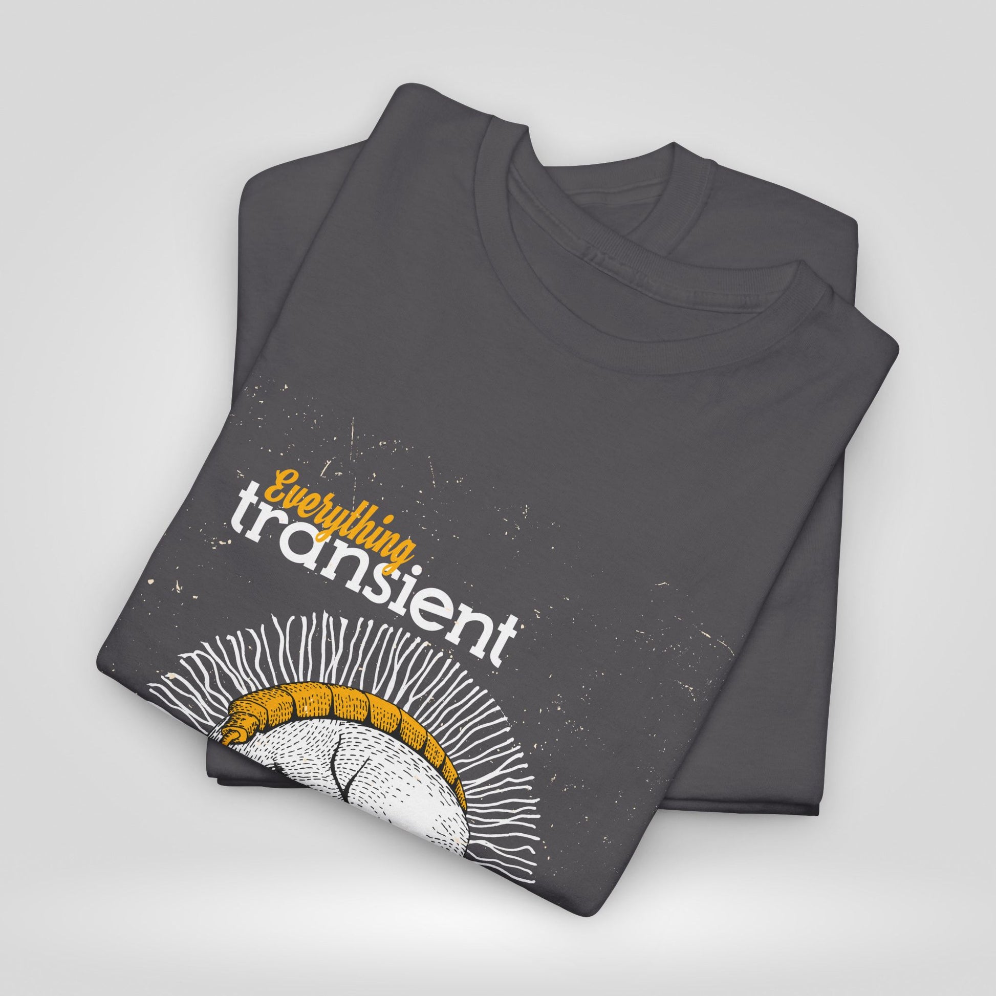 Eternal Music Unisex Heavy Cotton Tee - Transient Design for Music Lovers - Roe Creation