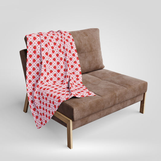 Cozy Floral Arctic Fleece Blanket - Perfect for Home Decor & Gift Giving