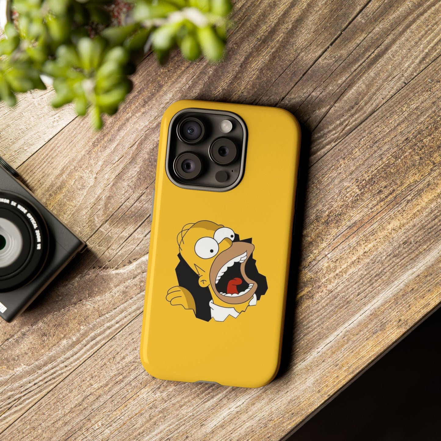 Homer Simpson Phone Case - Tough & Stylish Yellow Case for Fans