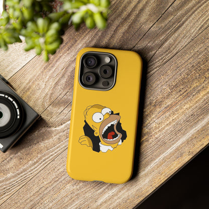 Homer Simpson Phone Case - Tough & Stylish Yellow Case for Fans