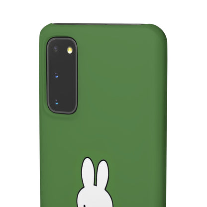 Miffy Phone Case, Snap Case, Green Miffy - iPhone, Samsung