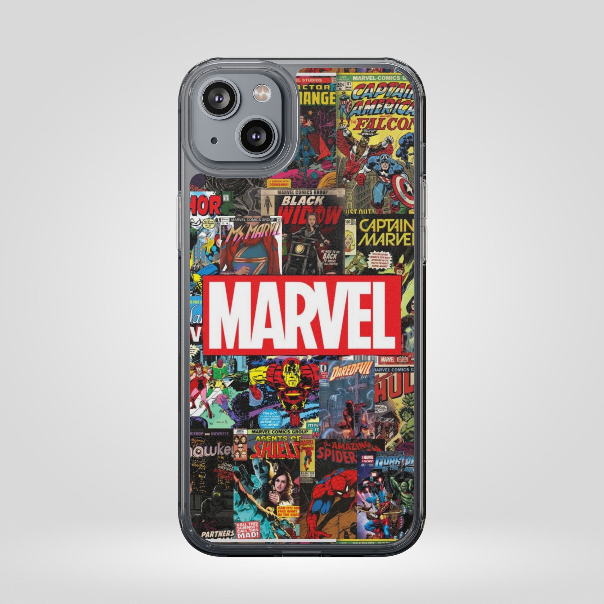 Marvel Comics Clear Phone Case - Stylish Protection for Superhero Fans - Roe Creation