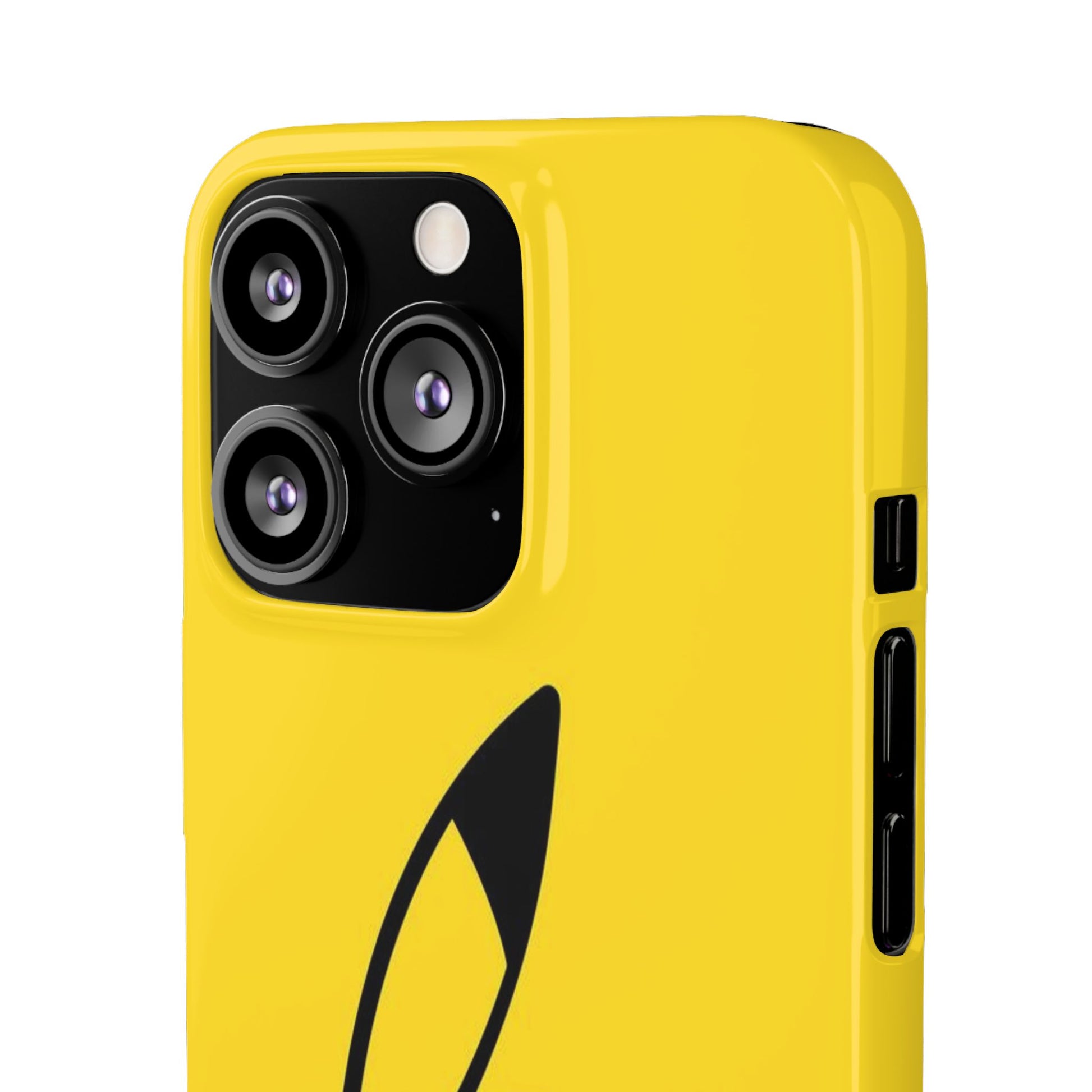 Pikachu Phone Case, Pokemon Phone Case, Snap Cases, Cartoon, Yellow, iPhone, Samsung - Roe Creation
