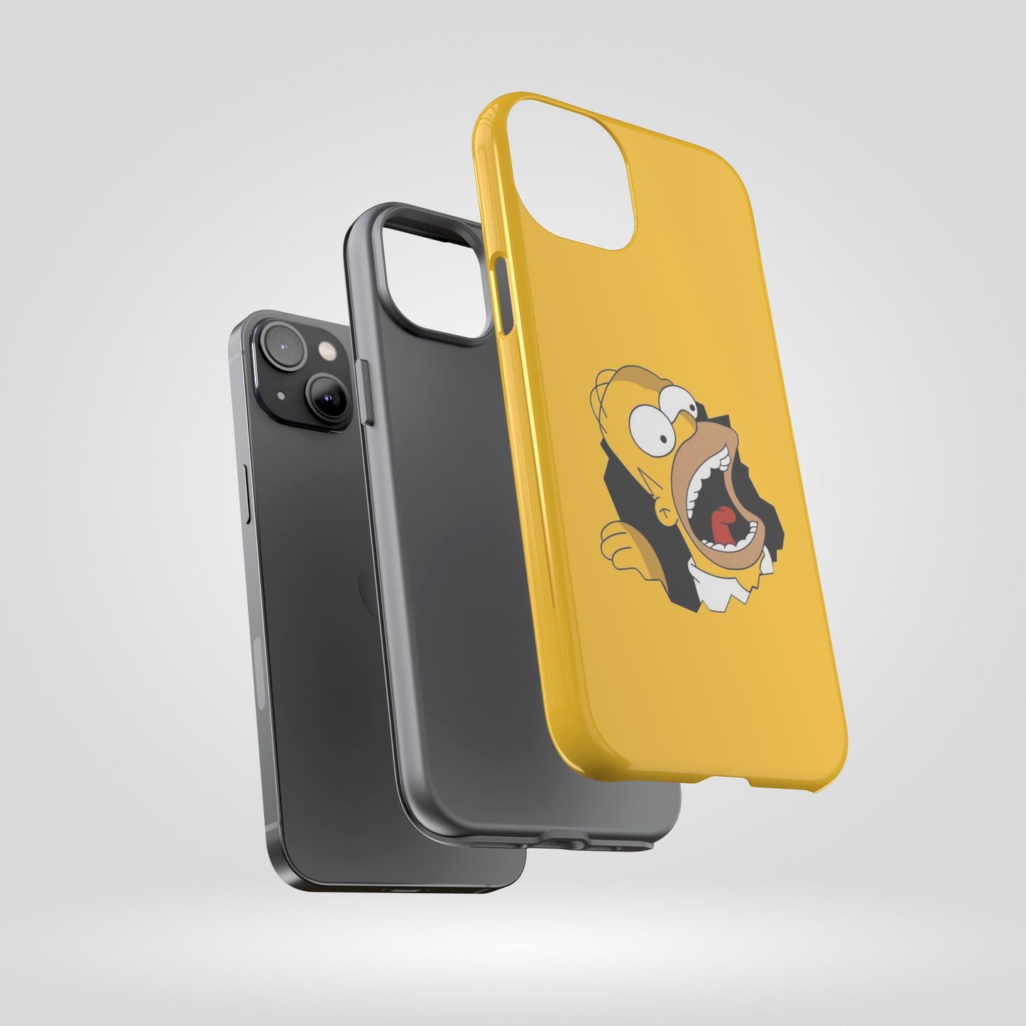 Homer Simpson Phone Case - Tough & Stylish Yellow Case for Fans