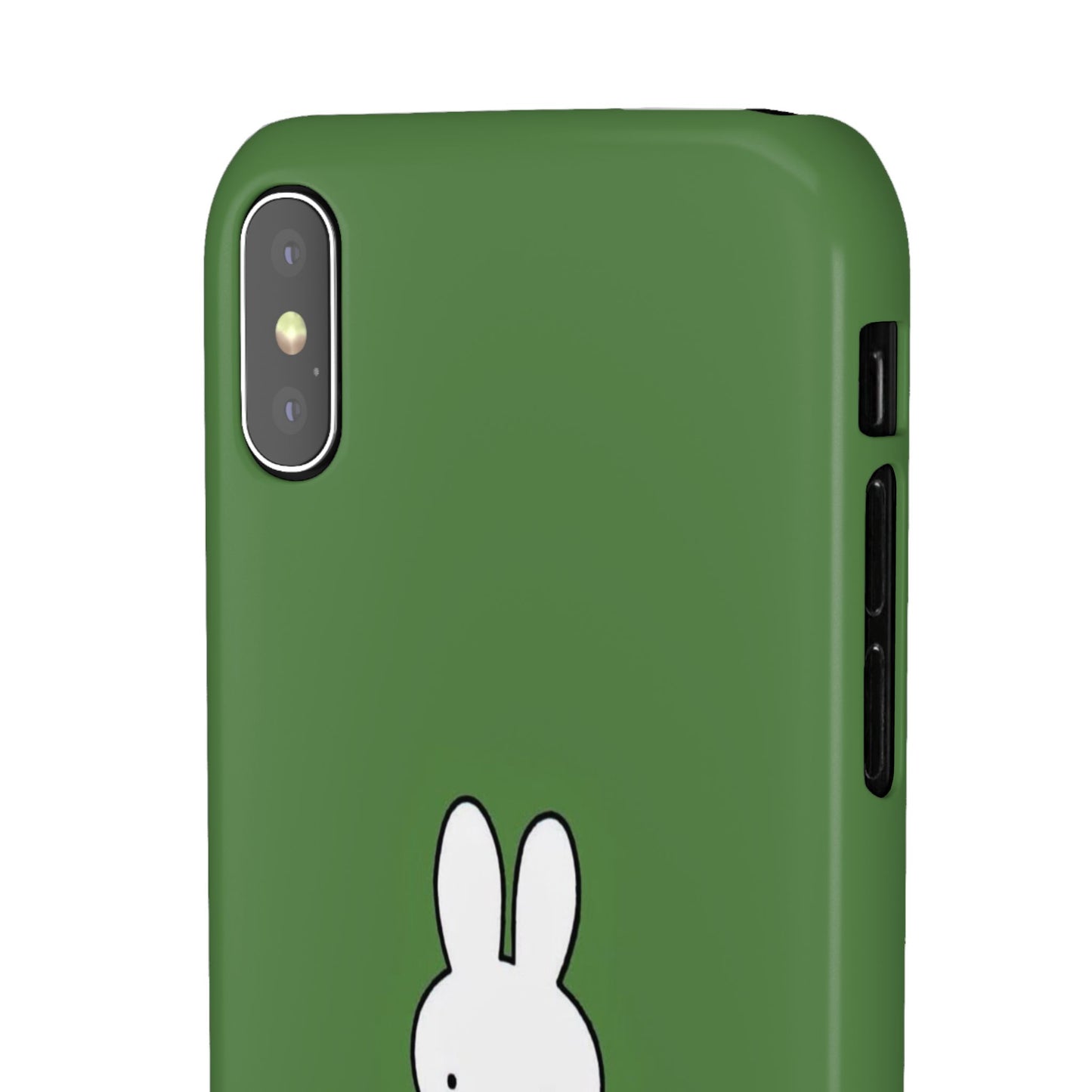 Miffy Phone Case, Snap Case, Green Miffy - iPhone, Samsung