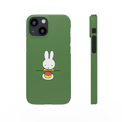 Miffy Phone Case, Snap Case, Green Miffy - iPhone, Samsung