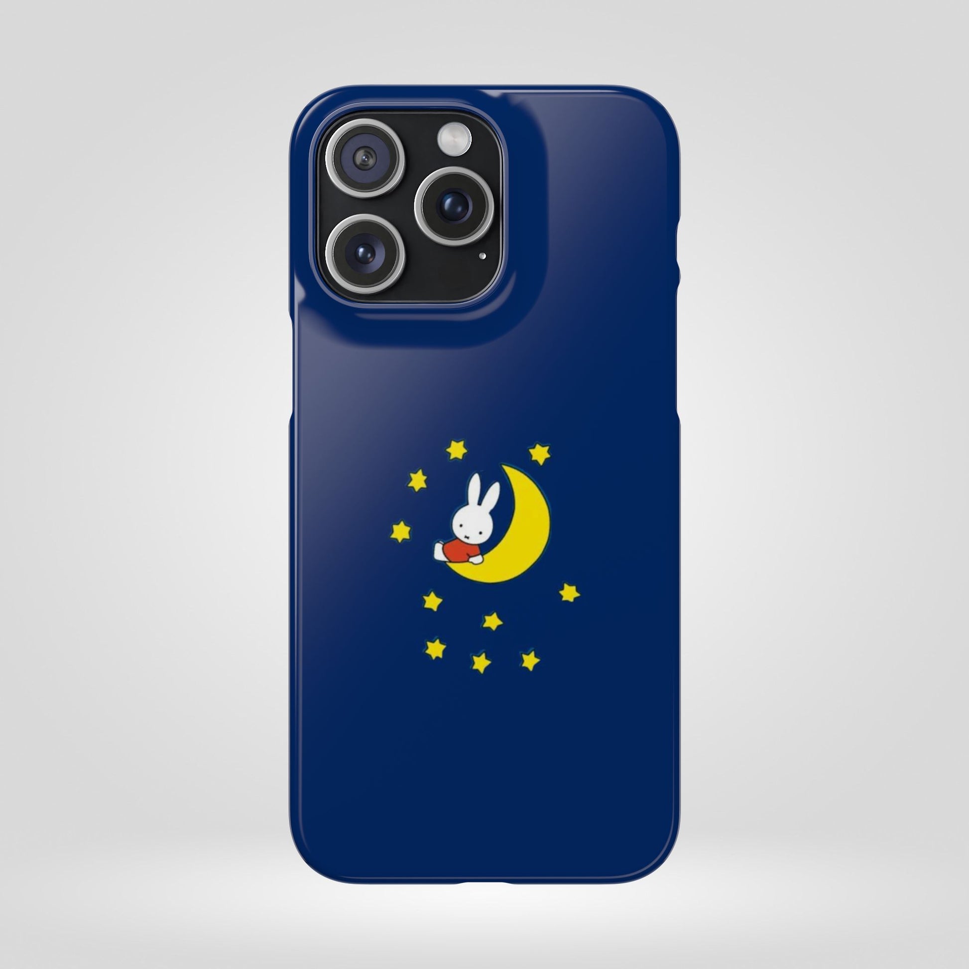 Miffy Phone Case, Moon Snap Case for Phone - Nighttime Design, iPhone, Samsung - Roe Creation