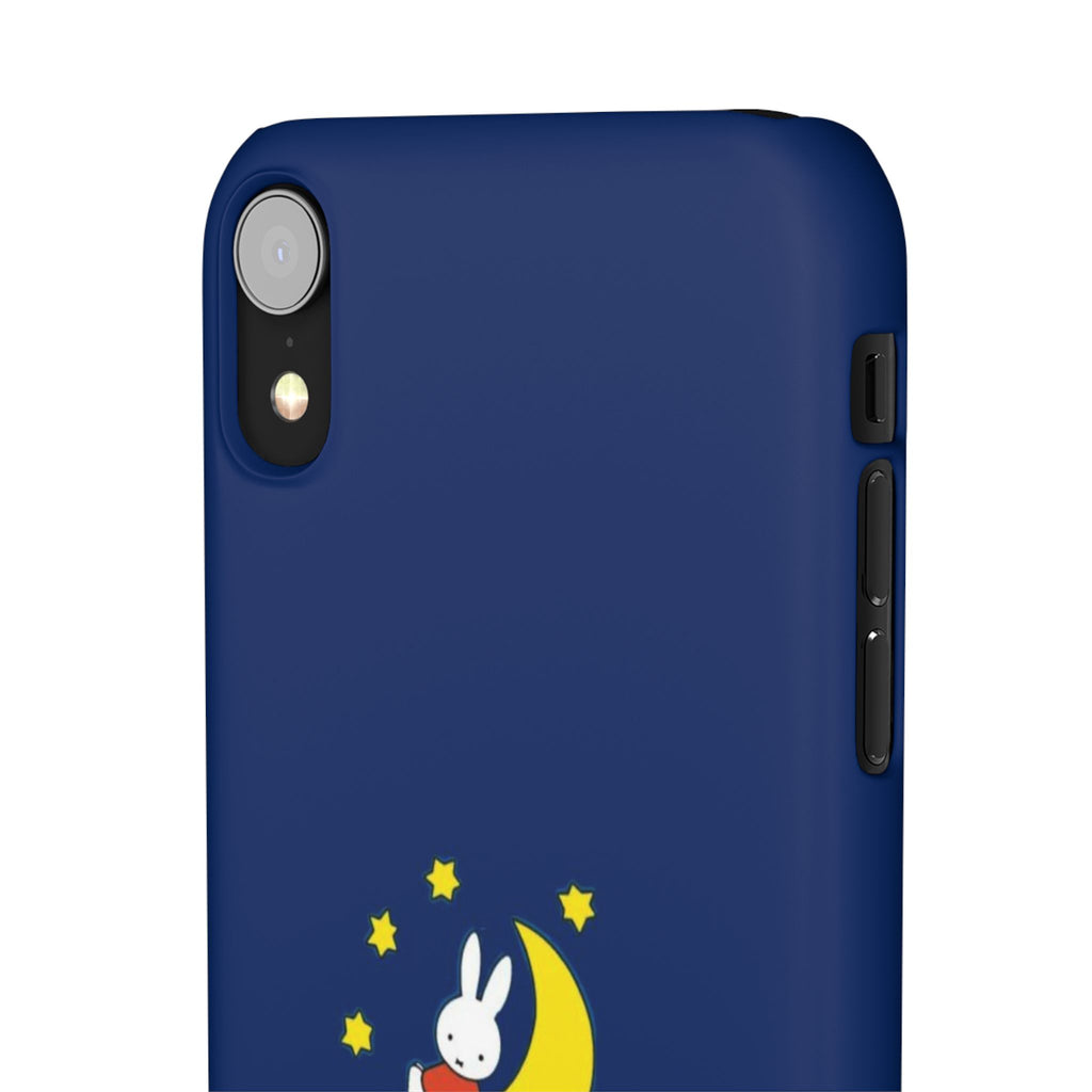 Miffy Phone Case, Moon Snap Case for Phone - Nighttime Design, iPhone, Samsung - Roe Creation