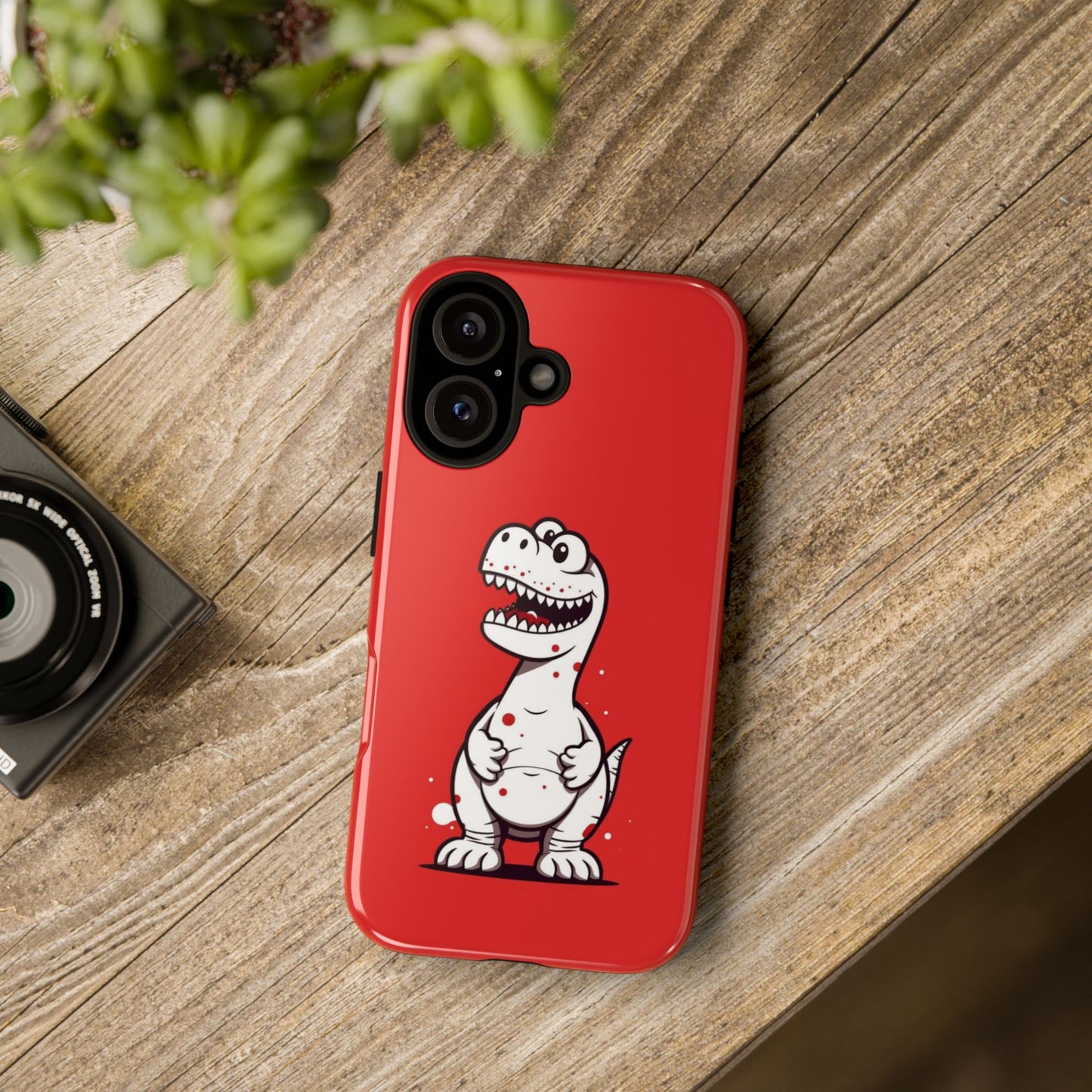 Funny Dinosaur Phone Case - Tough Cases for Kids & Dino Lovers