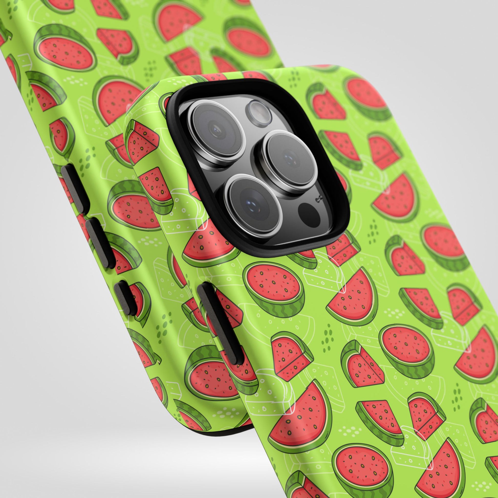 Watermelon Tough iPhone Case – Vibrant Fruit Phone Cover for Summer Vibes - Roe Creation
