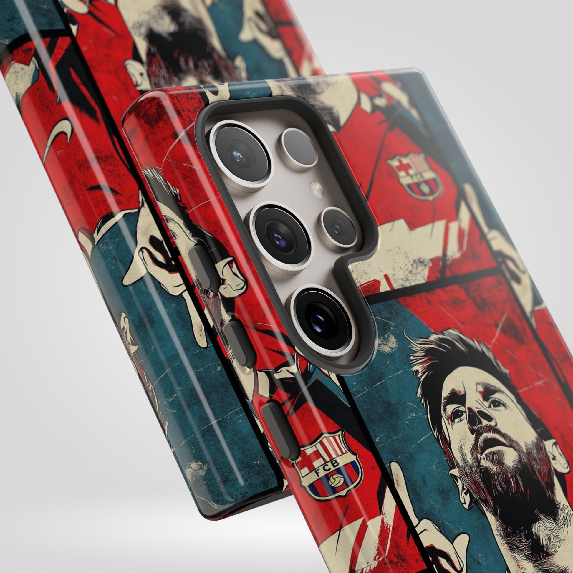 Lionel Messi Tough Phone Case - Messi Illustration for Fans - Roe Creation