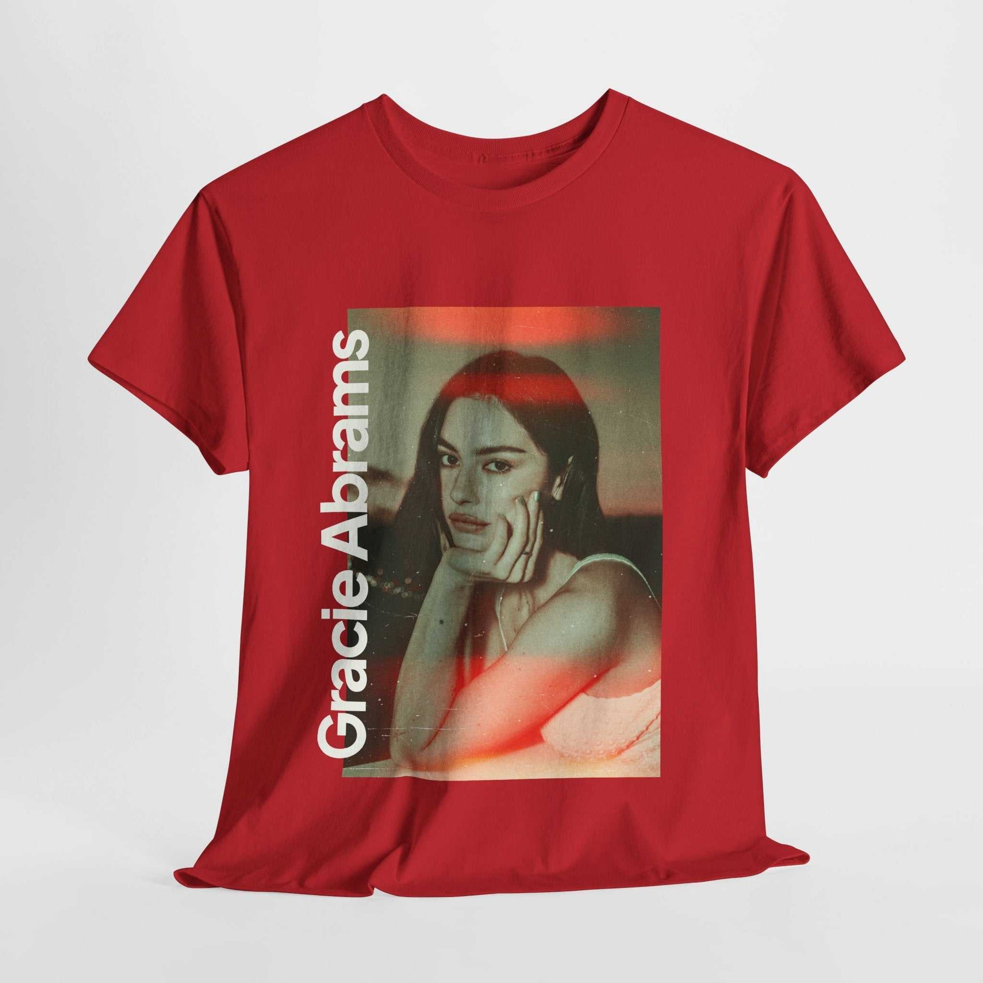 Gracie Abrams Graphic Unisex Heavy Cotton Tee - Retro Style T-Shirt for Music Lovers