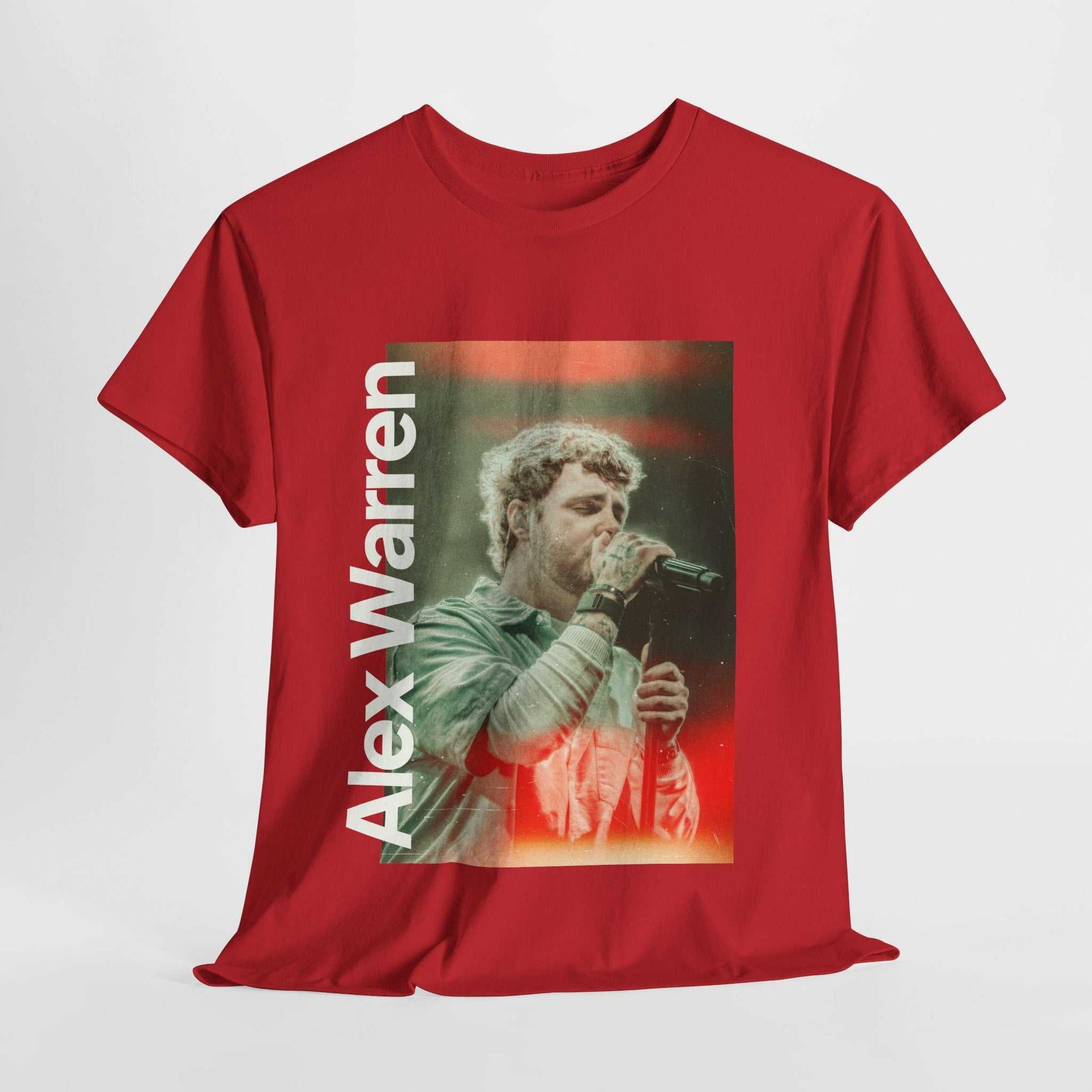 Alex Warren Unisex Heavy Cotton Tee, Music Lover Gift, Artist Tribute Shirt, Concert Merch, Vintage Style Tee - Roe Creation