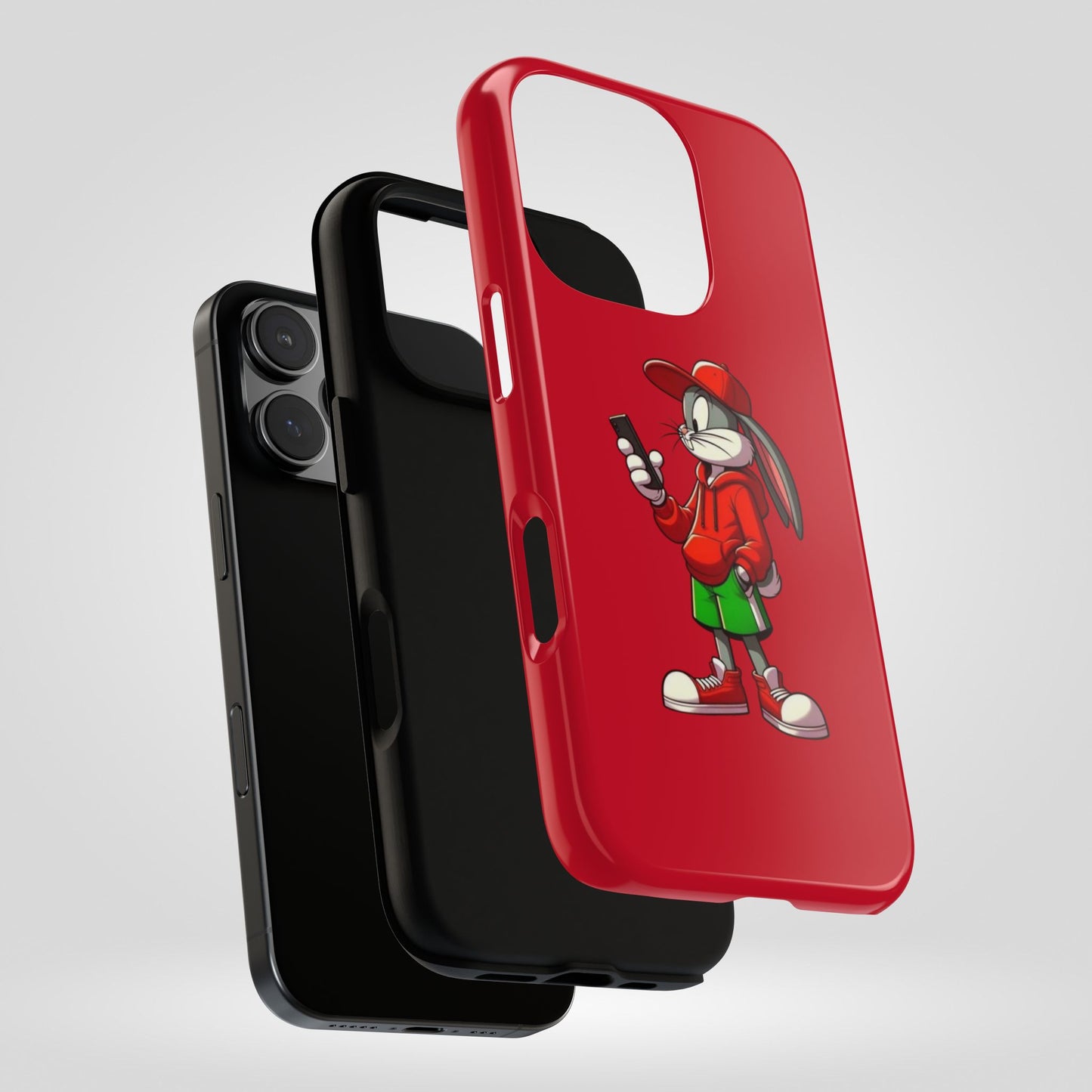 Bugs Bunny Cartoon Character Phone Case - Tough Cases Featuring Stylish Rabbit Design