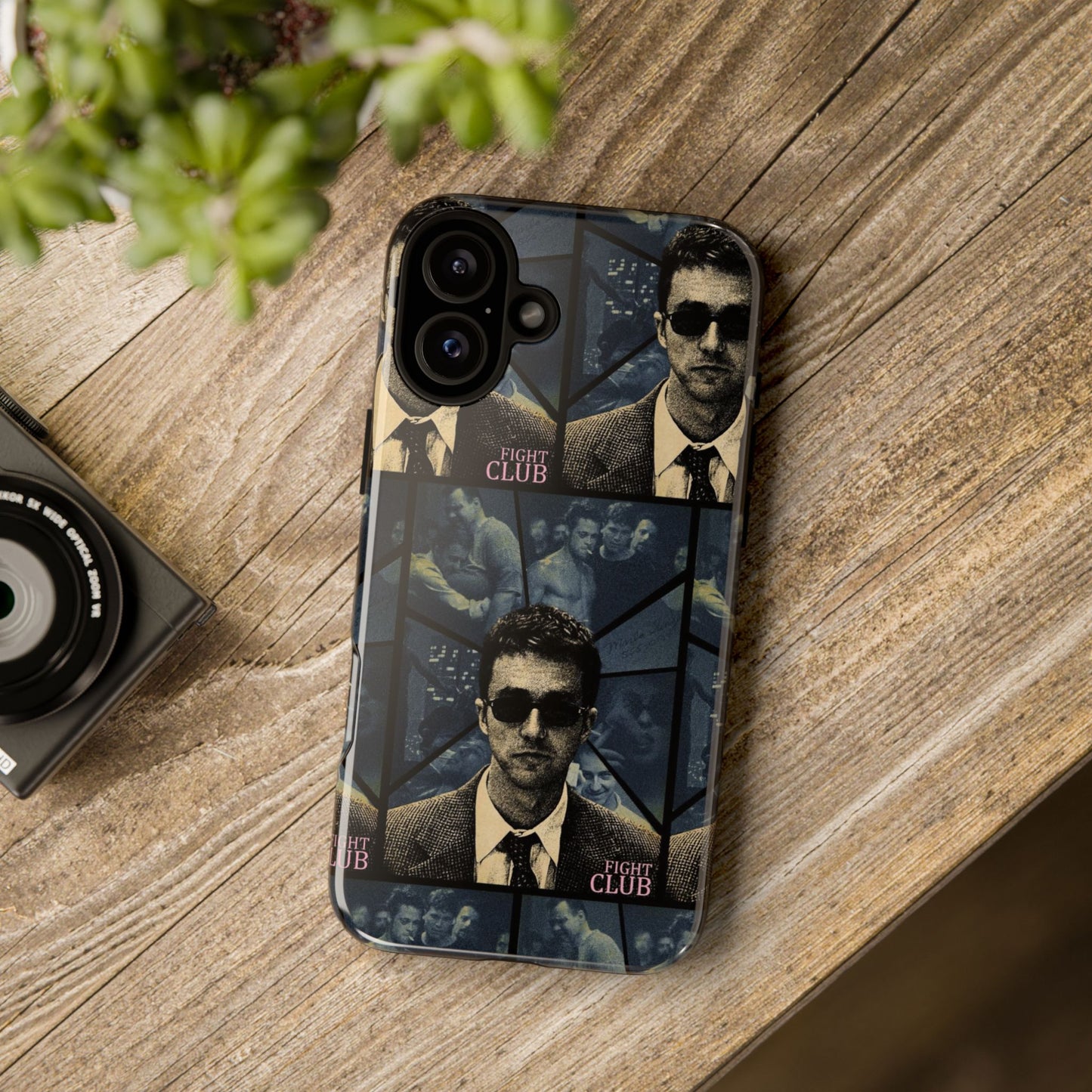 Fight Club Edward Norton Tough Phone Case - Edgy Design for Movie Fans