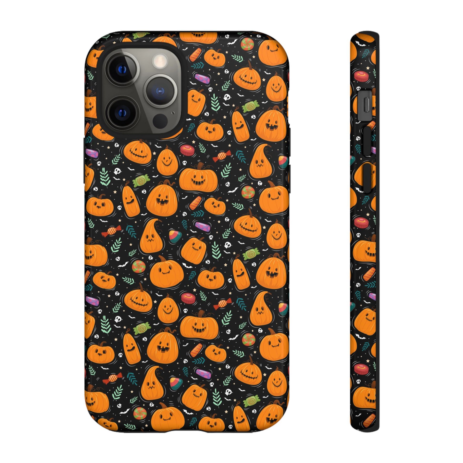 Halloween Phone Case for Gift, Pumpkin Pattern, iPhone & Samsung