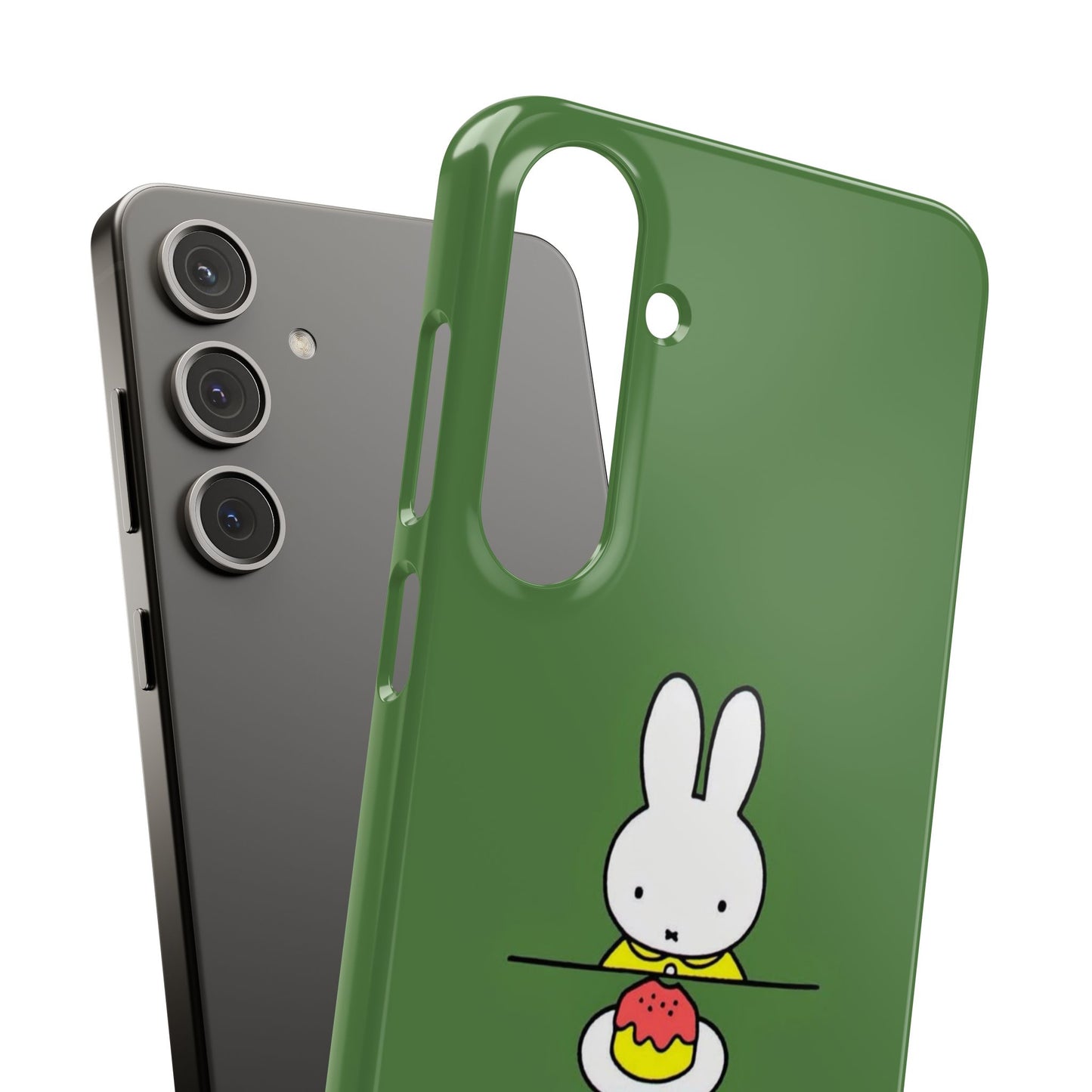 Miffy Phone Case, Snap Case, Green Miffy - iPhone, Samsung