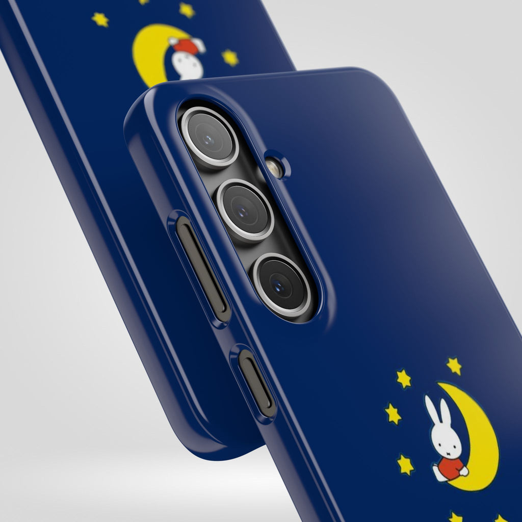 Miffy Phone Case, Moon Snap Case for Phone - Nighttime Design, iPhone, Samsung - Roe Creation