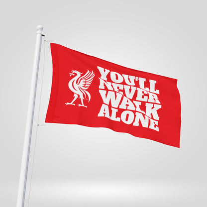 You’ll Never Walk Alone Flag - Liverpool Spirit Banner