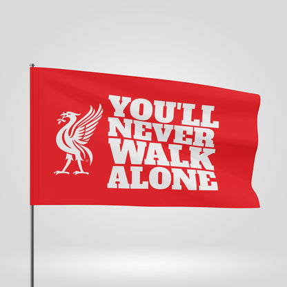 You’ll Never Walk Alone Flag - Liverpool Spirit Banner