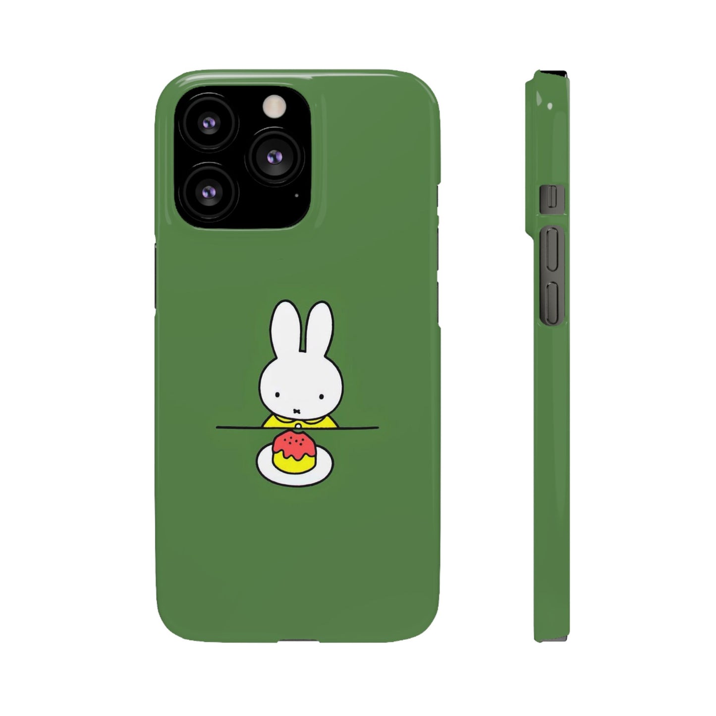 Miffy Phone Case, Snap Case, Green Miffy - iPhone, Samsung